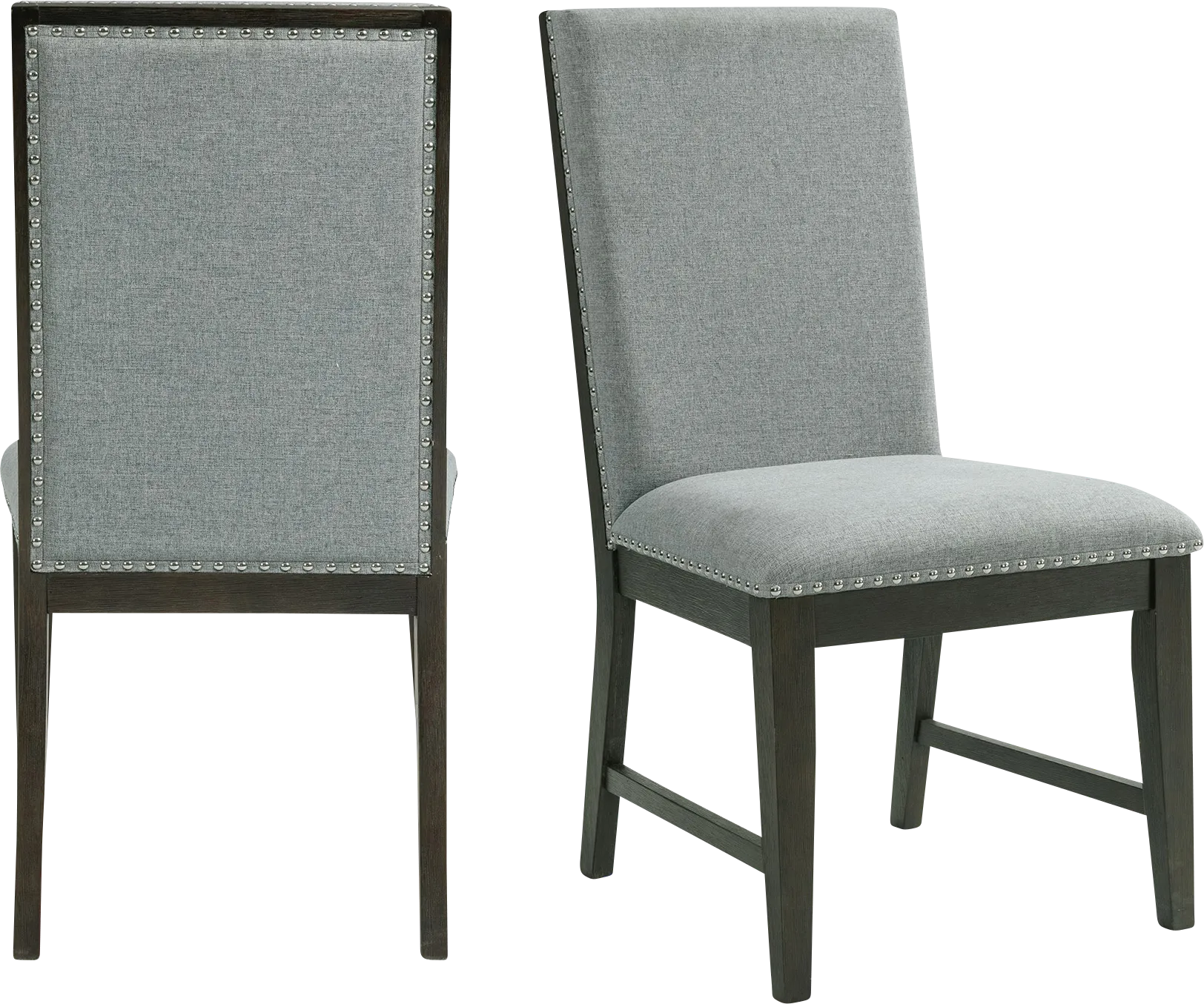 Hammerworth Gray Side Chair, Set of 2 - Image 1