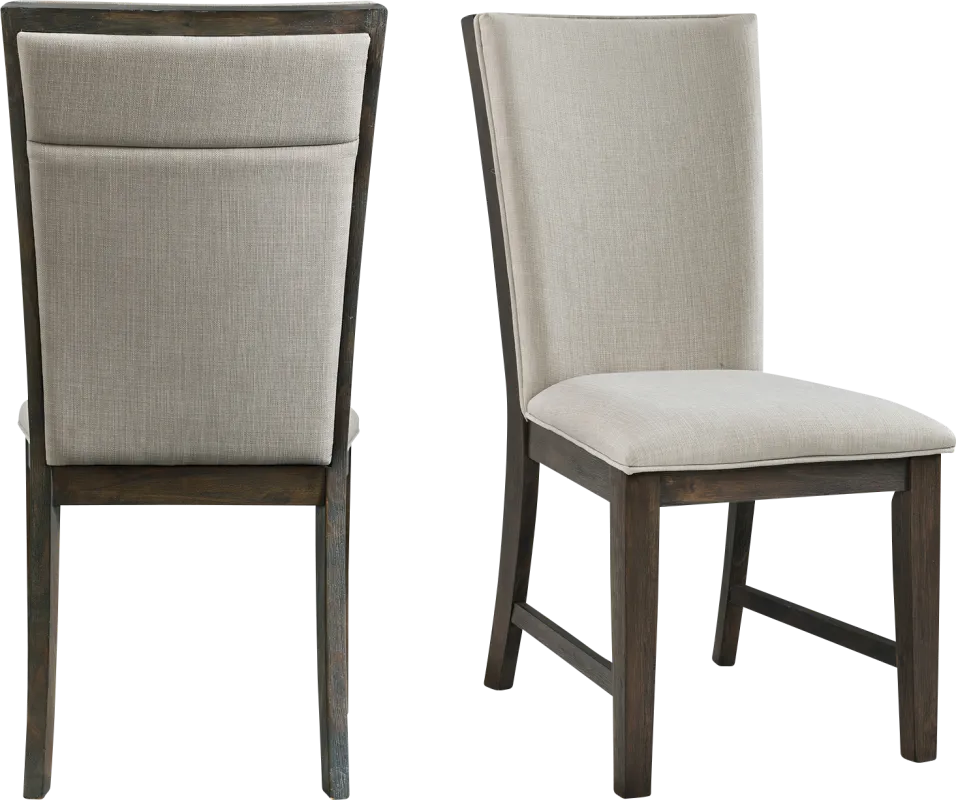 Comsne I Gray Side Chair, Set of 2