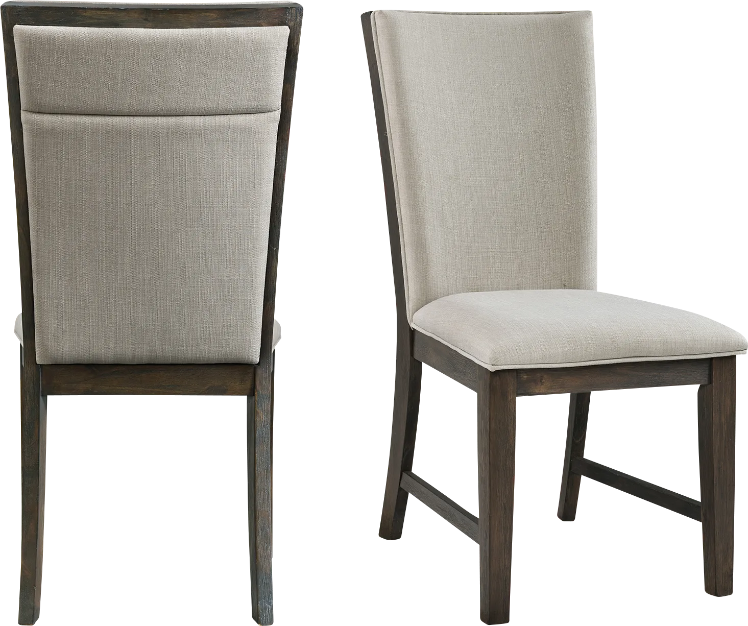 Comsne I Gray Side Chair, Set of 2 - Image 1