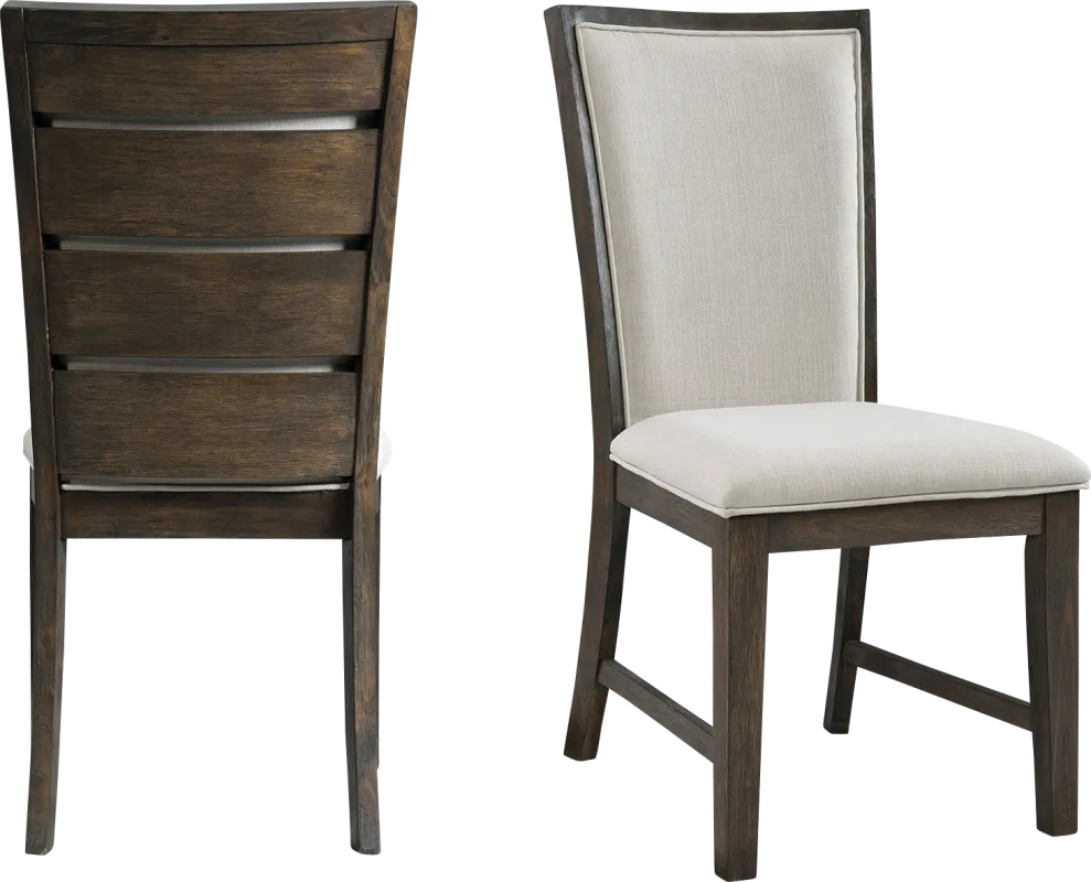 Comsne II Brown Side Chair, Set of 2