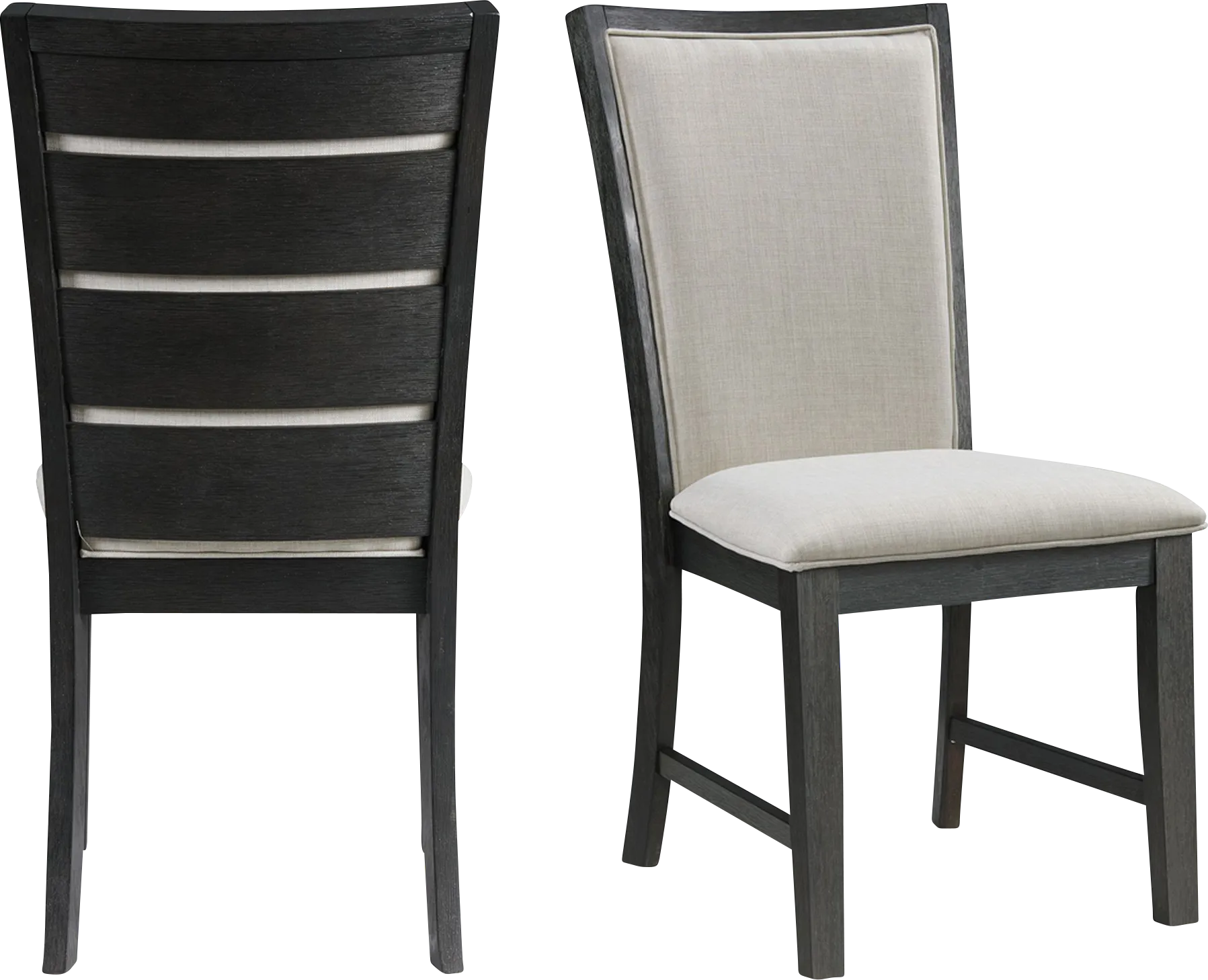 Comsne II Black Side Chair, Set of 2