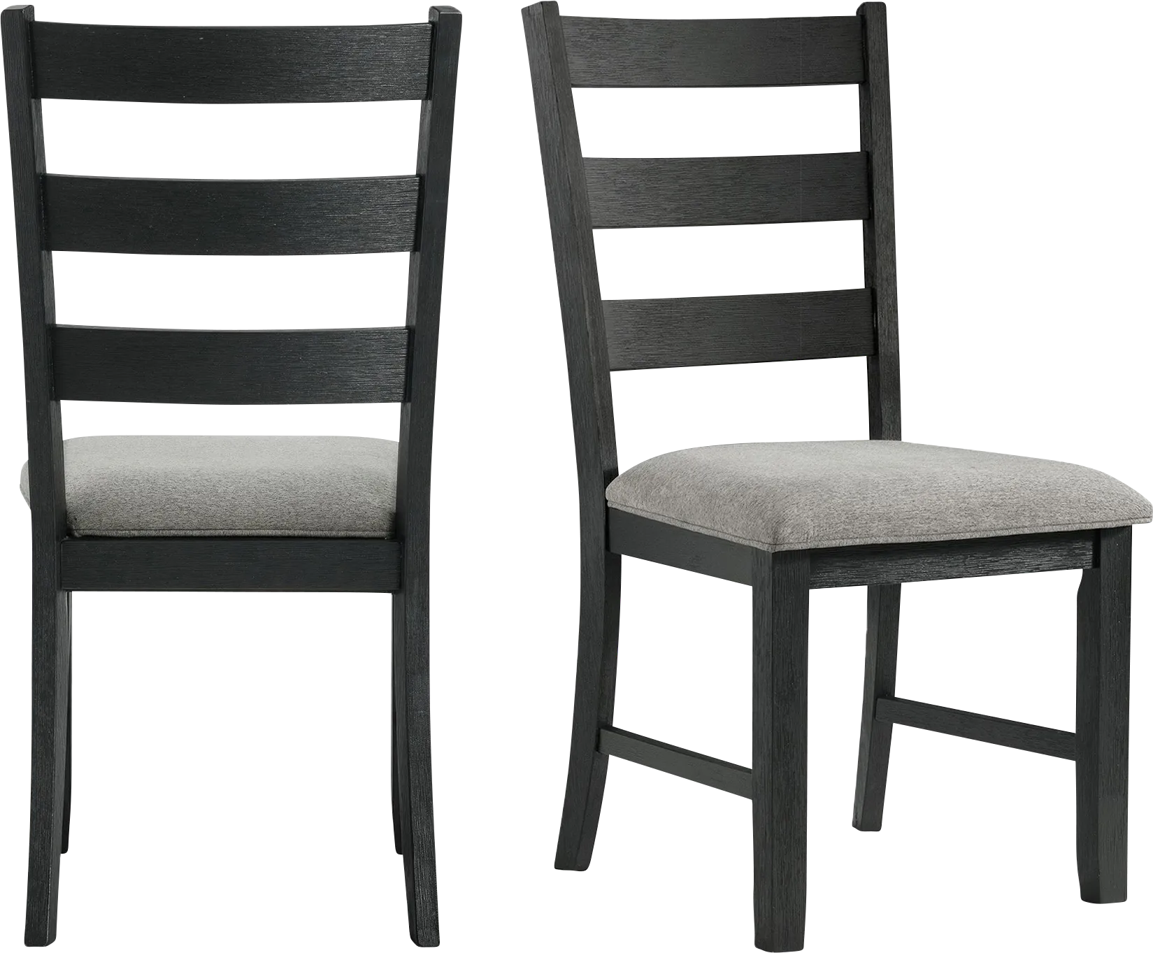 Ridgesco Black Side Chair, Set of 2 - Thumbnail - Image 1