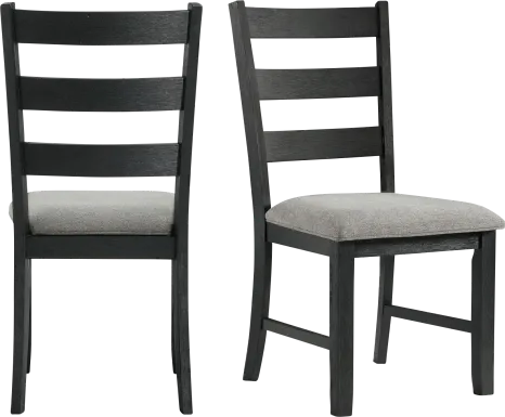 Ridgesco Black Side Chair, Set of 2