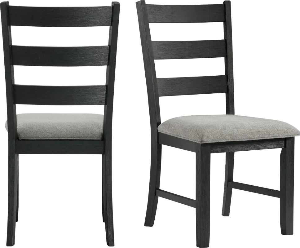 Ridgesco Black Side Chair, Set of 2