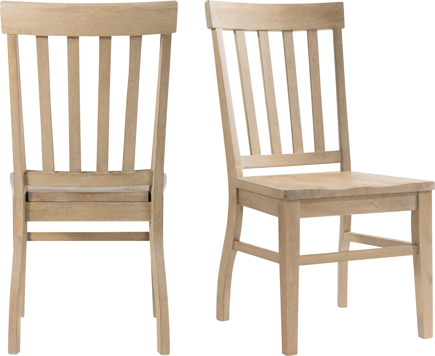 Antsarts Natural Side Chair, Set of 2