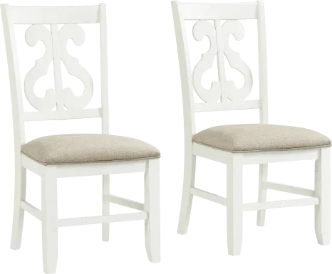 Berribanks White Side Chair, Set of 2