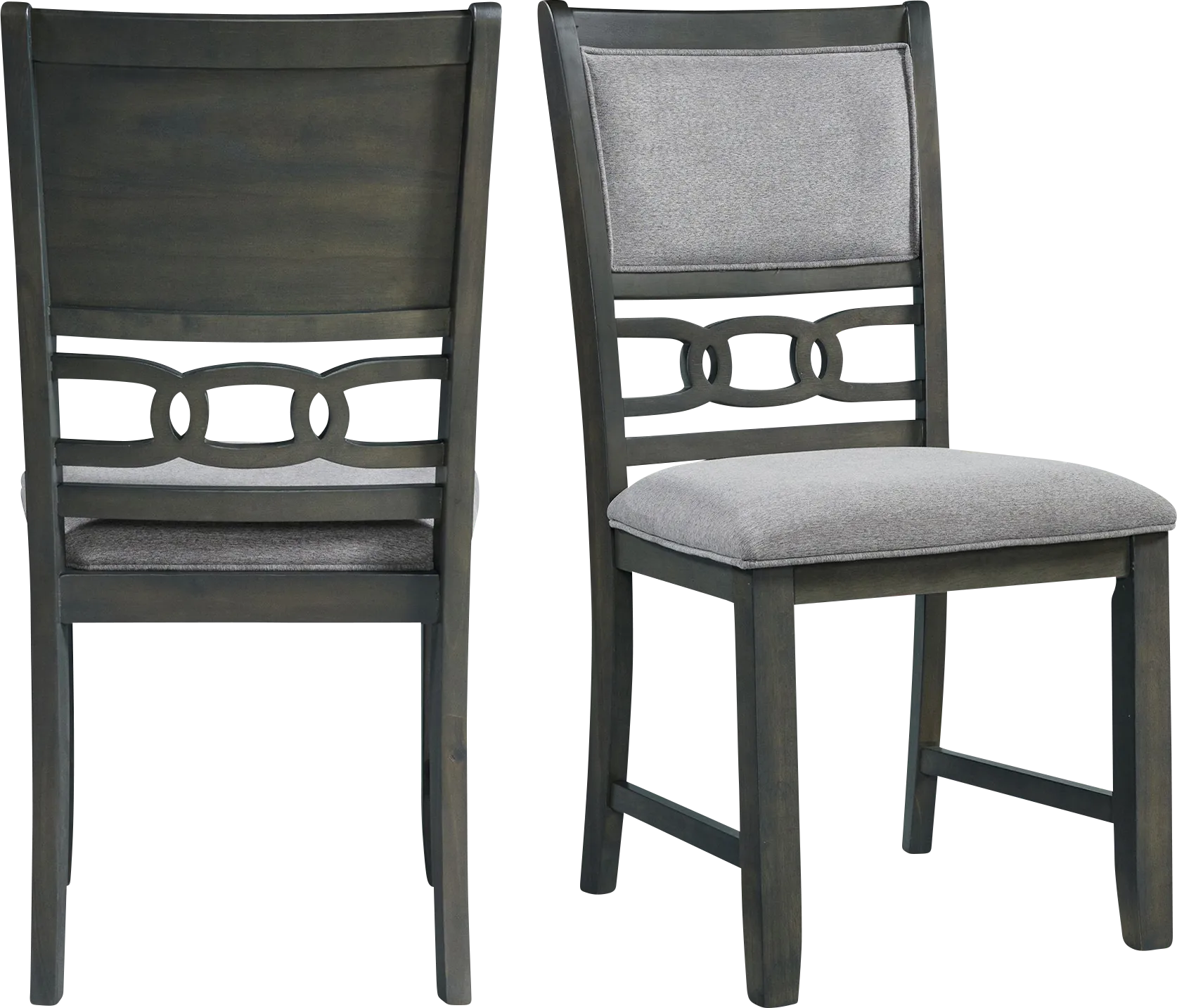 Kudzu Gray Side Chair, Set of 2 - Image 1