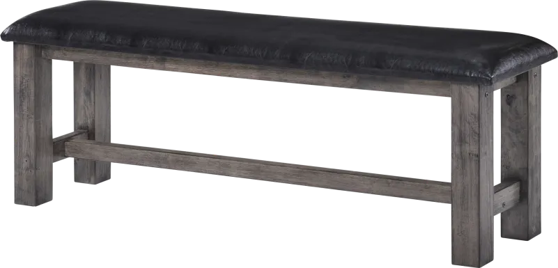 Sapling Gray Oak Bench