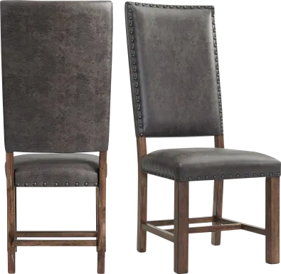 Grottogate Walnut Side Chair, Set of 2