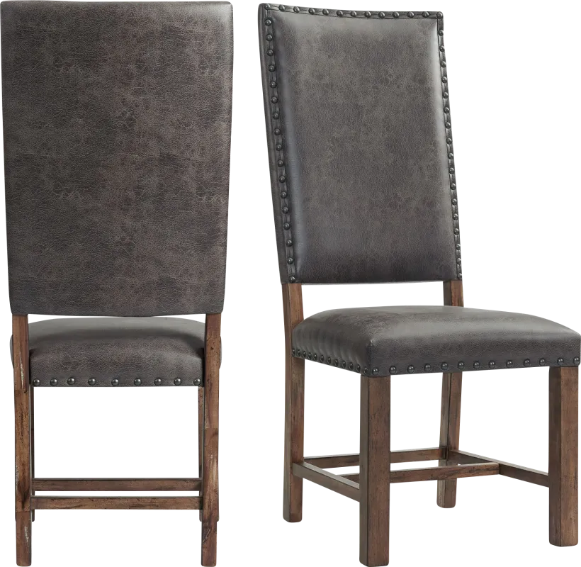 Grottogate Walnut Side Chair, Set of 2