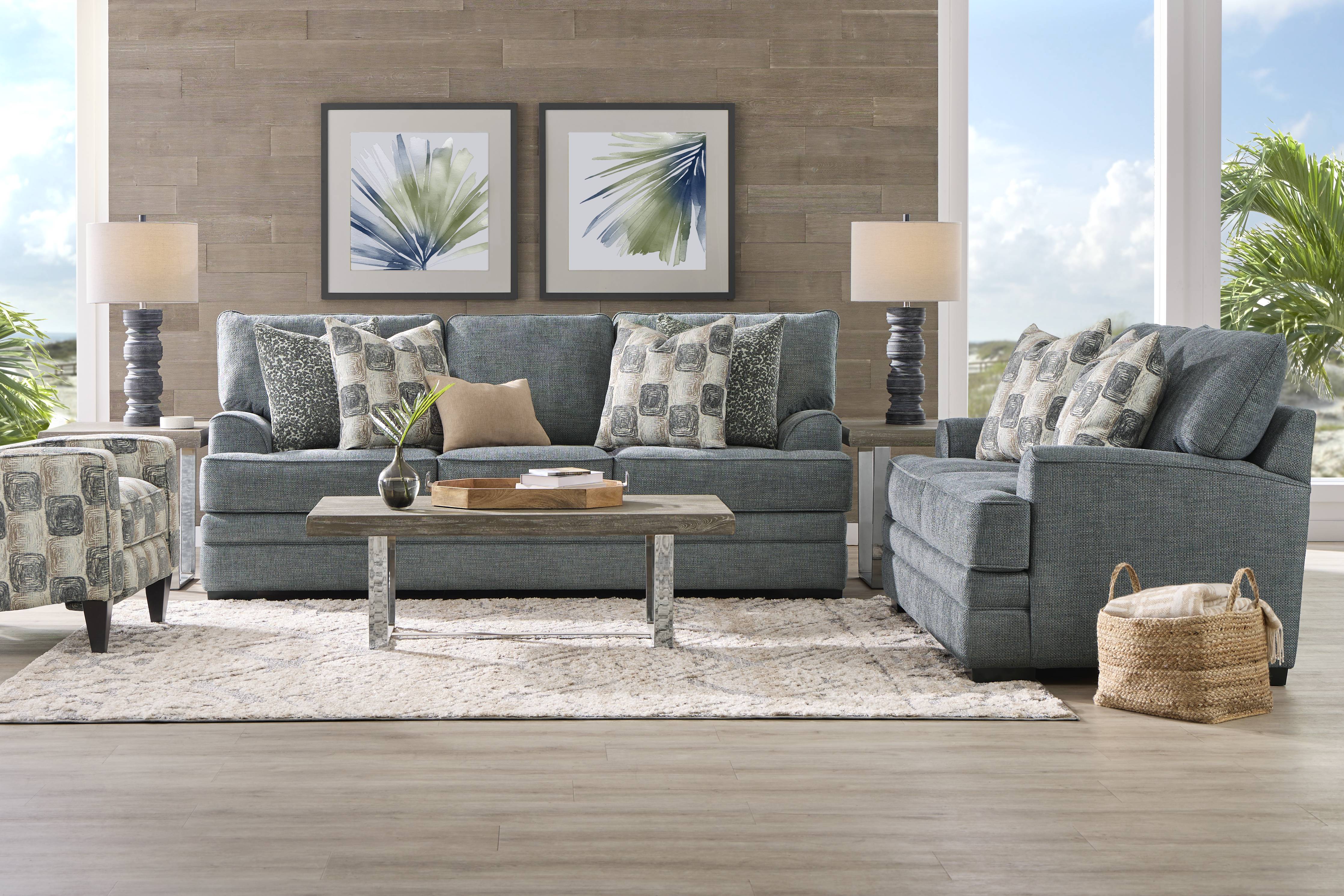 Arbour Hill Marine 8 Pc Living Room with Sleeper Sofa - Thumbnail - Image 1