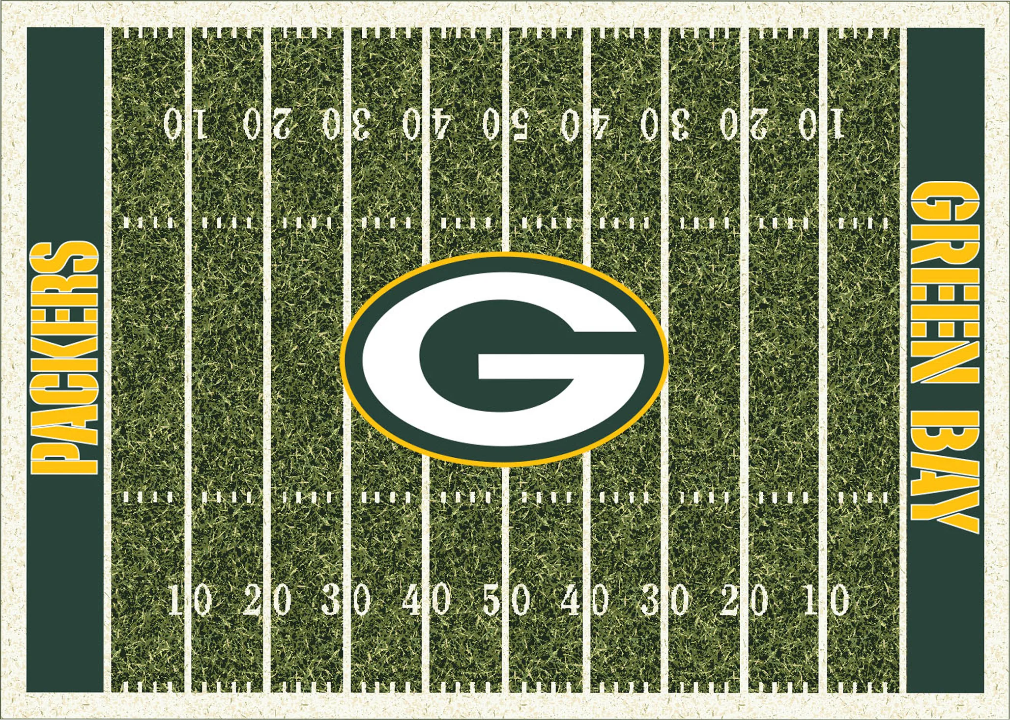 Green Bay Packers Green 4' x 6' Rug