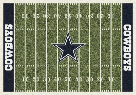 Dallas Cowboys Green 4' x 6' Rug