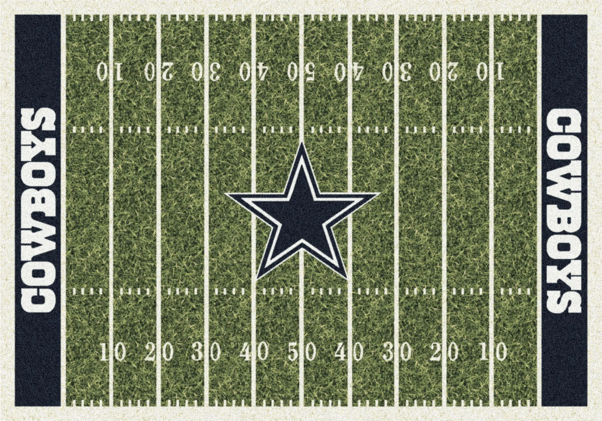 Dallas Cowboys Green 4' x 6' Rug - Image 1