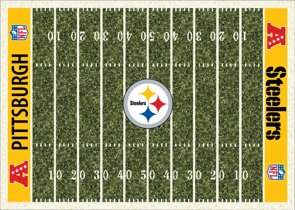 Pittsburgh Steelers Green 4' x 6' Rug