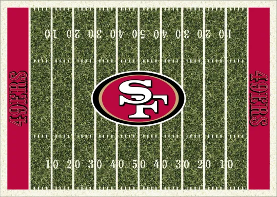 San Francisco 49ers Green 4' x 6' Rug