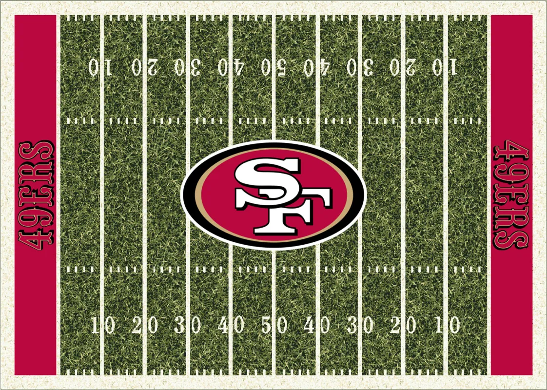 San Francisco 49ers Green 4' x 6' Rug