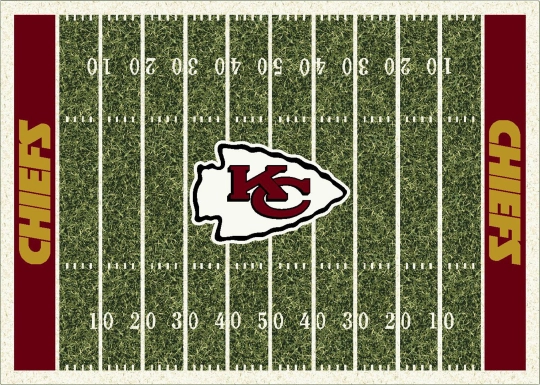 Kansas City Chiefs Green 4' x 6' Rug