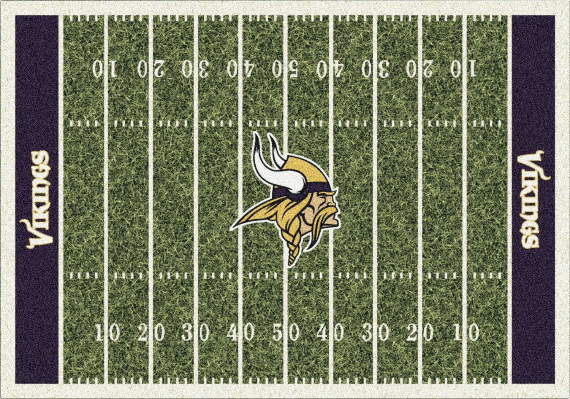 Minnesota Vikings Green 4' x 6' Rug - Image 1