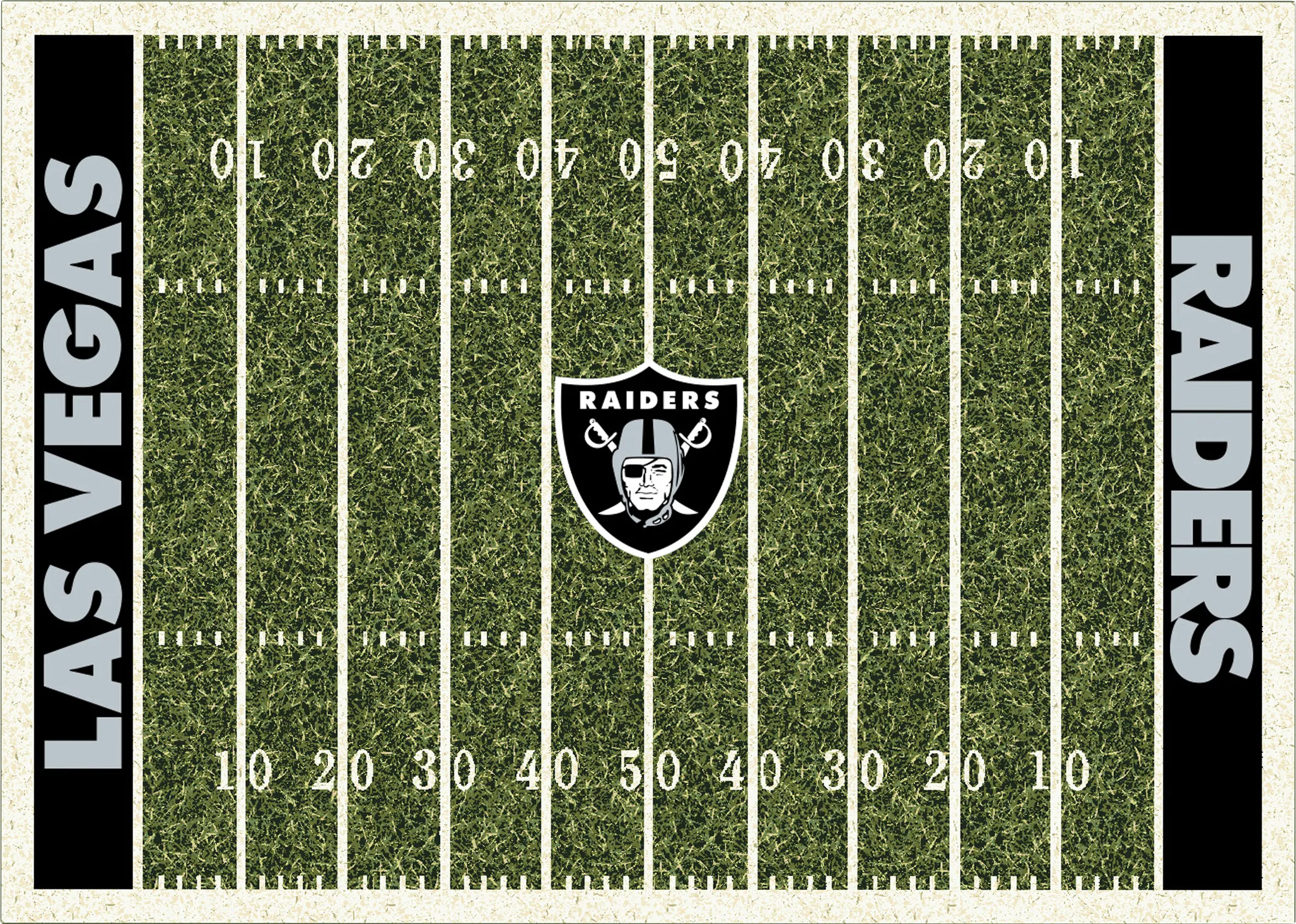 Las Vegas Raiders Green 4' x 6' Rug