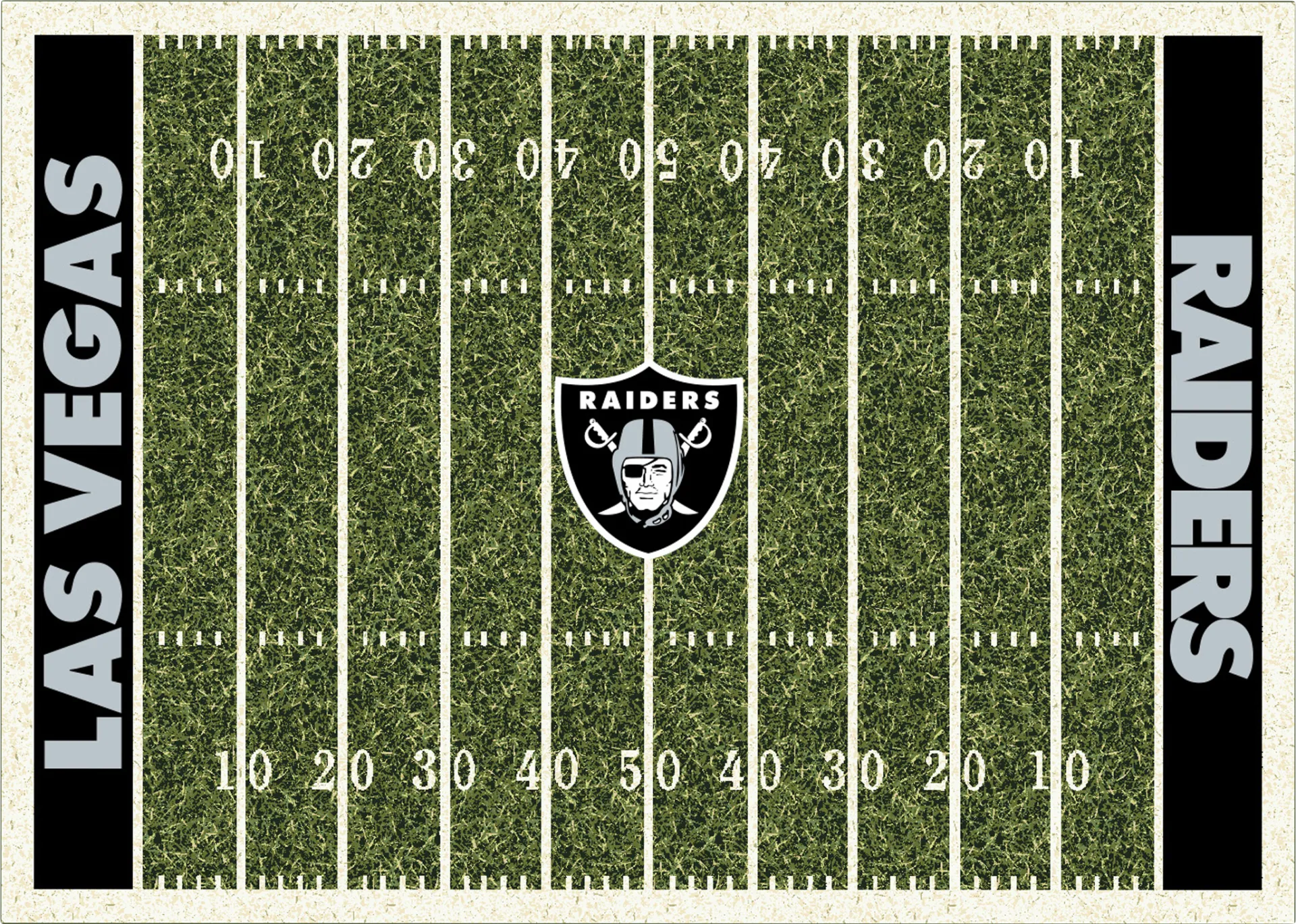 Las Vegas Raiders Green 4' x 6' Rug - Image 1