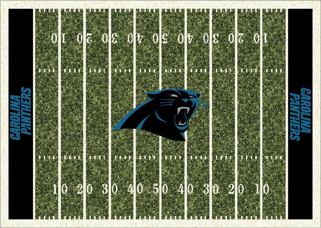 Carolina Panthers Green 4' x 6' Rug