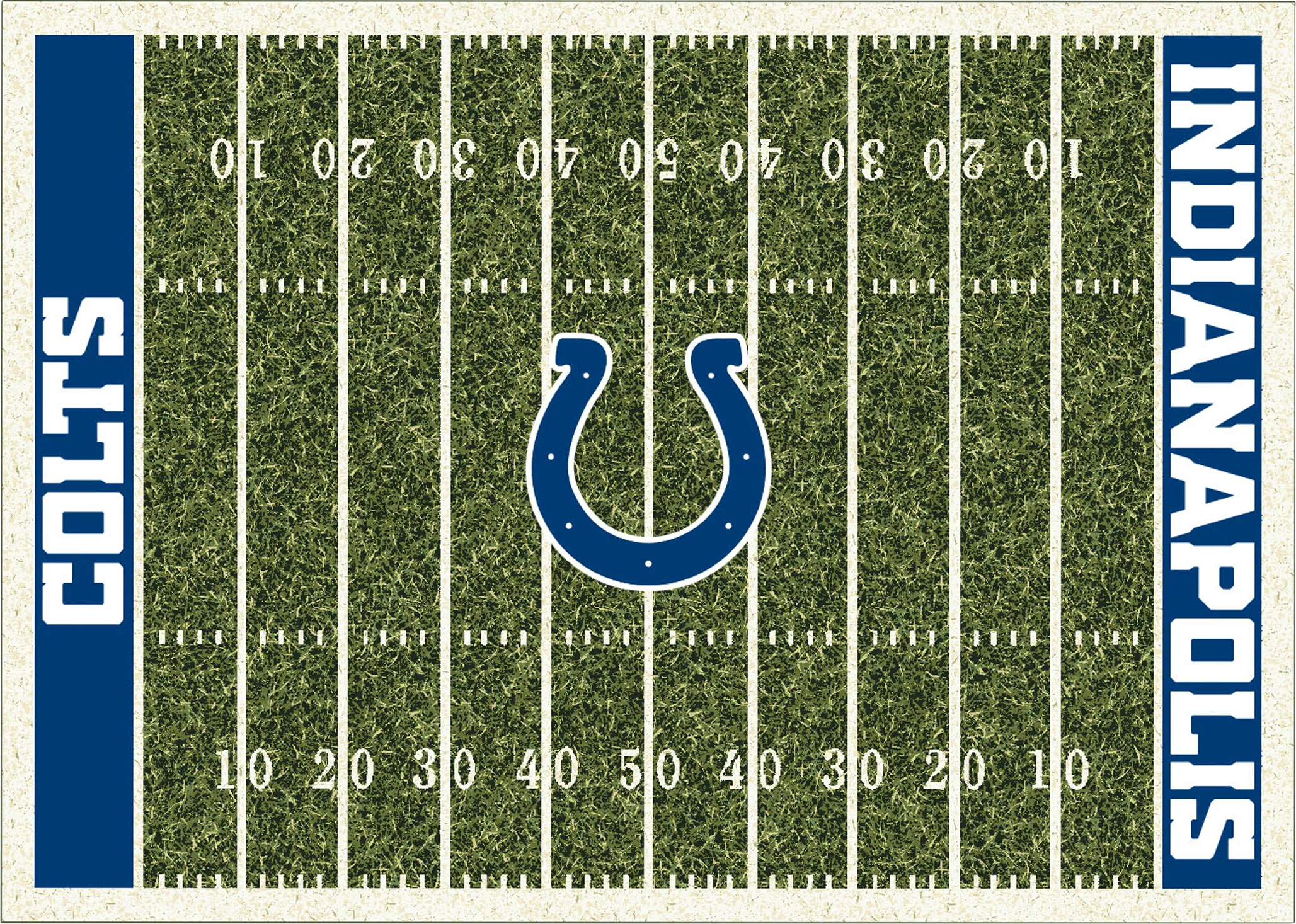 Indianapolis Colts Green 4' x 6' Rug - Thumbnail - Image 1