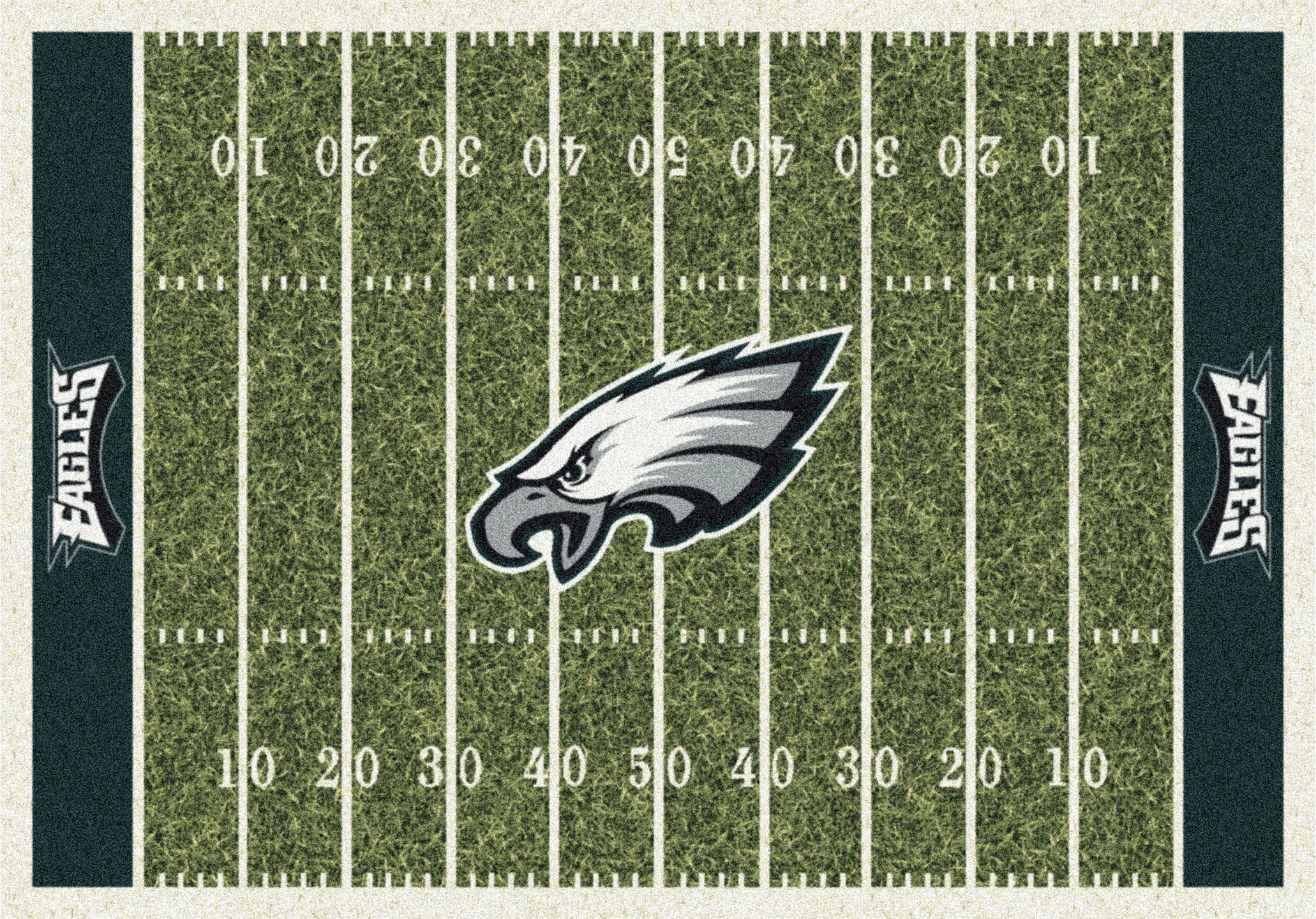 Philadelphia Eagles Green 4' x 6' Rug - Thumbnail - Image 1
