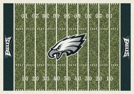 Philadelphia Eagles Green 4' x 6' Rug