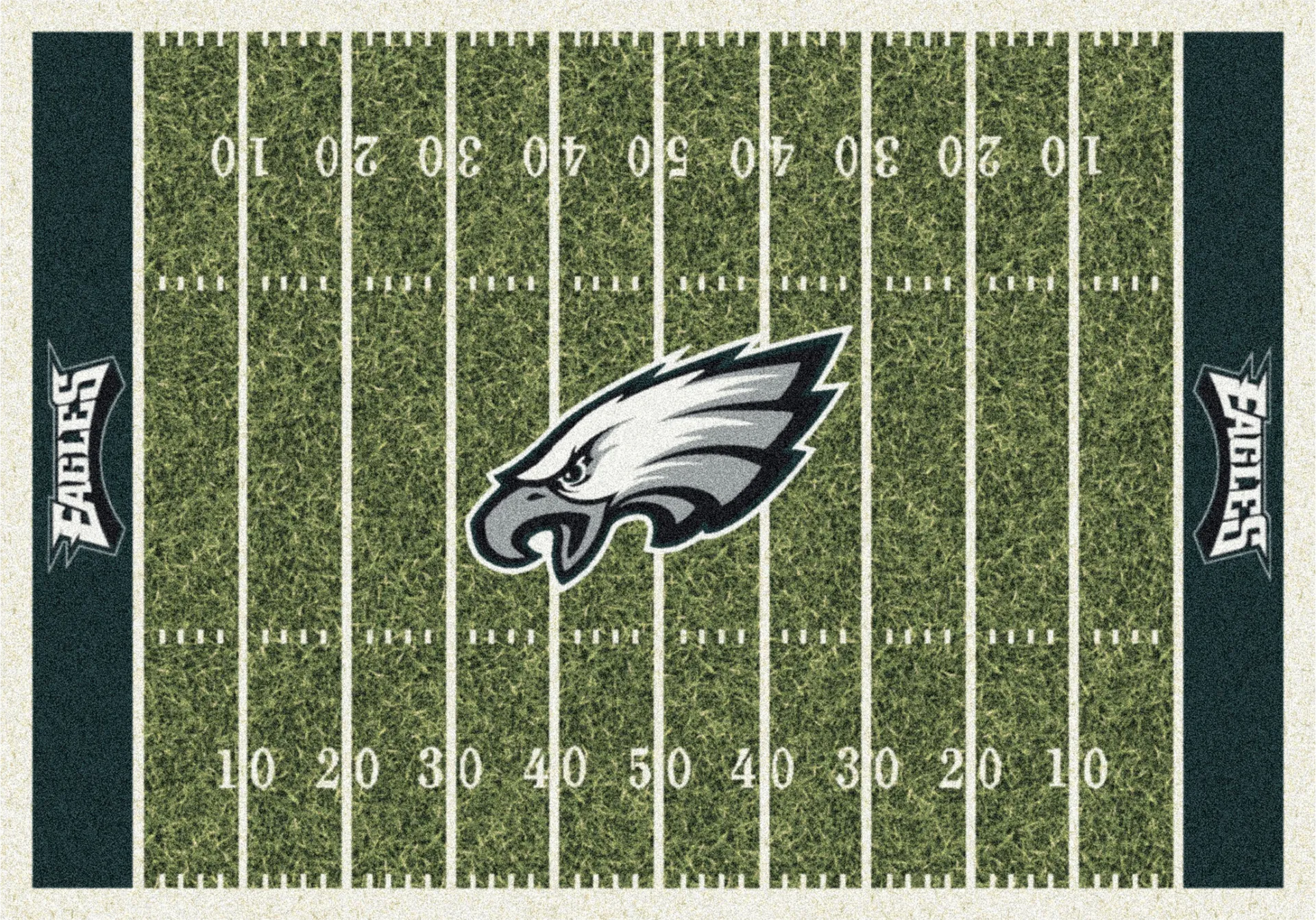Philadelphia Eagles Green 4' x 6' Rug - Image 1