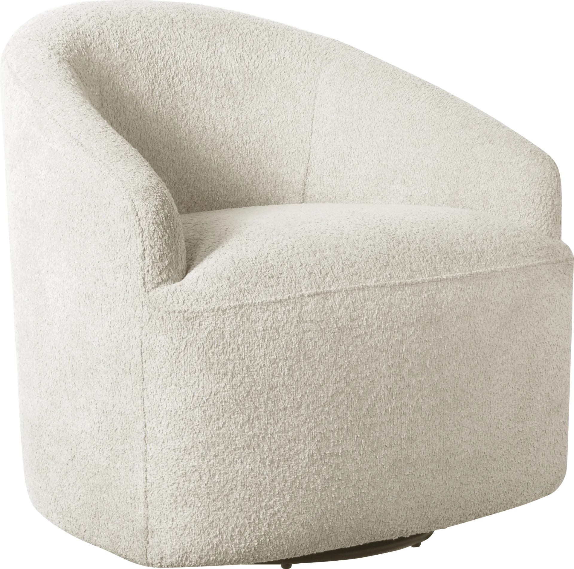 Bracewood Cream Swivel Accent Chair - Image 1