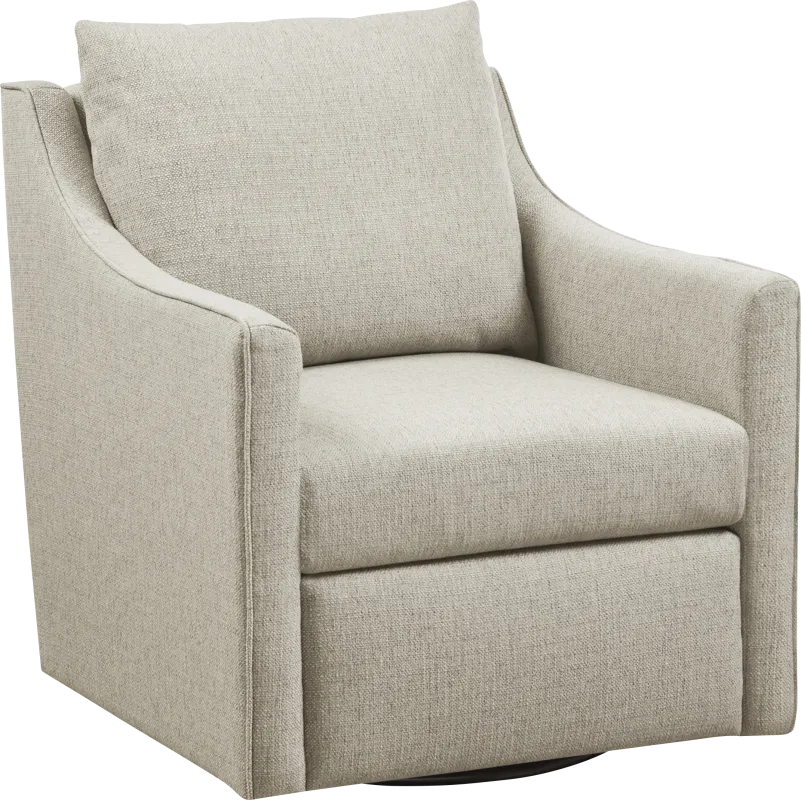 Dedeke Brown Swivel Accent Chair