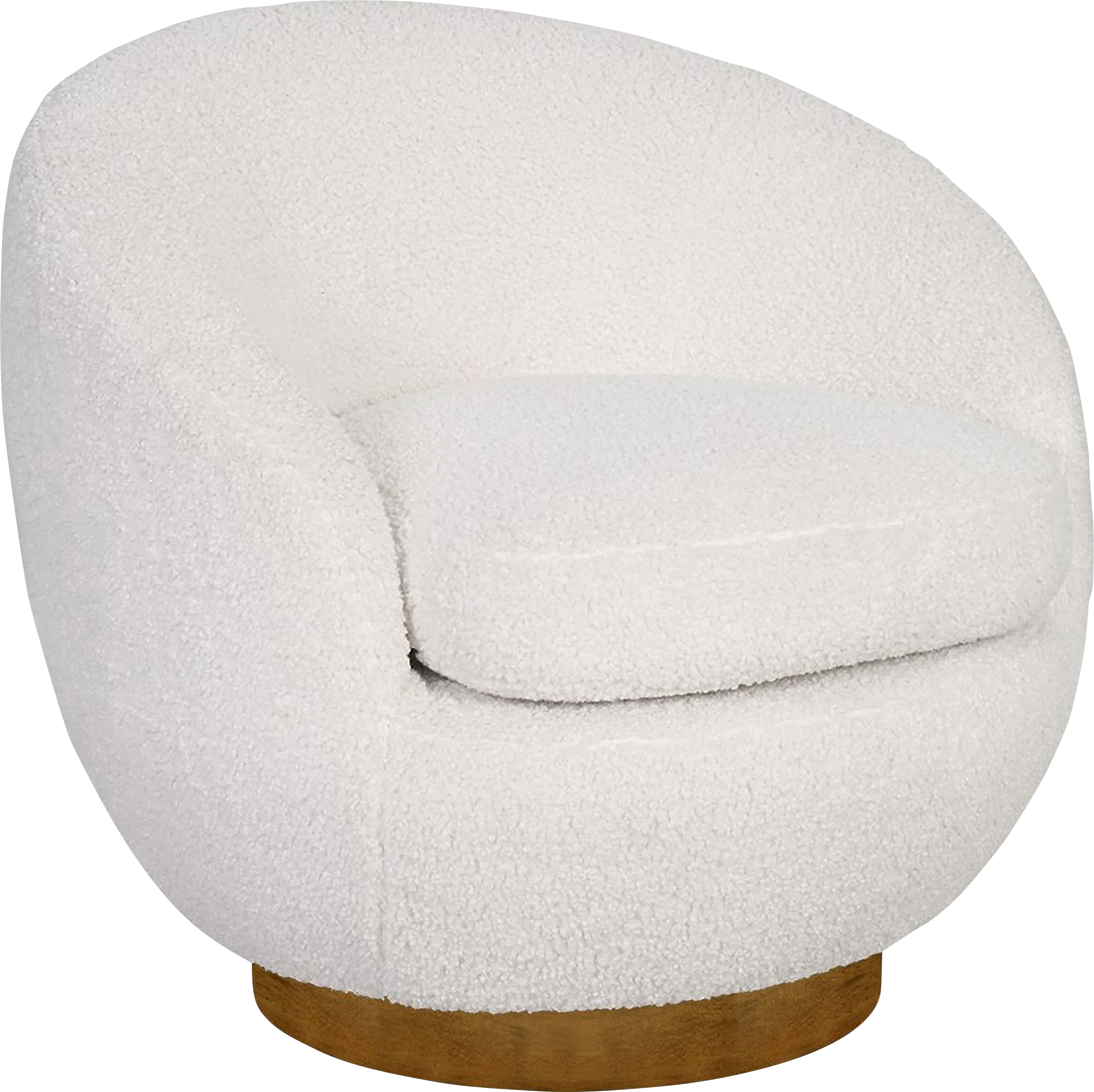 Lynate Cream Swivel Accent Chair