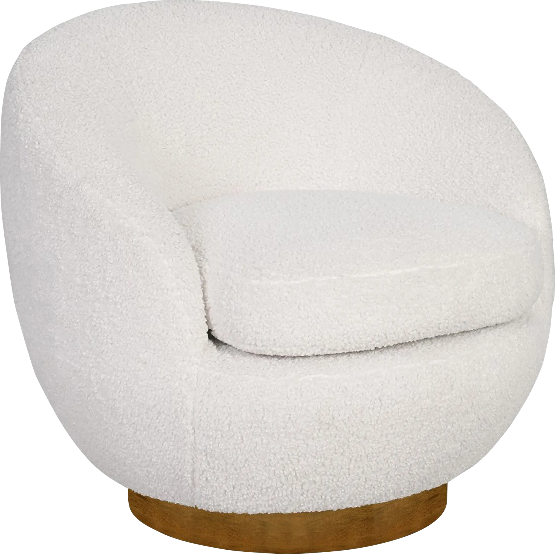 Lynate Cream Swivel Accent Chair - Image 1