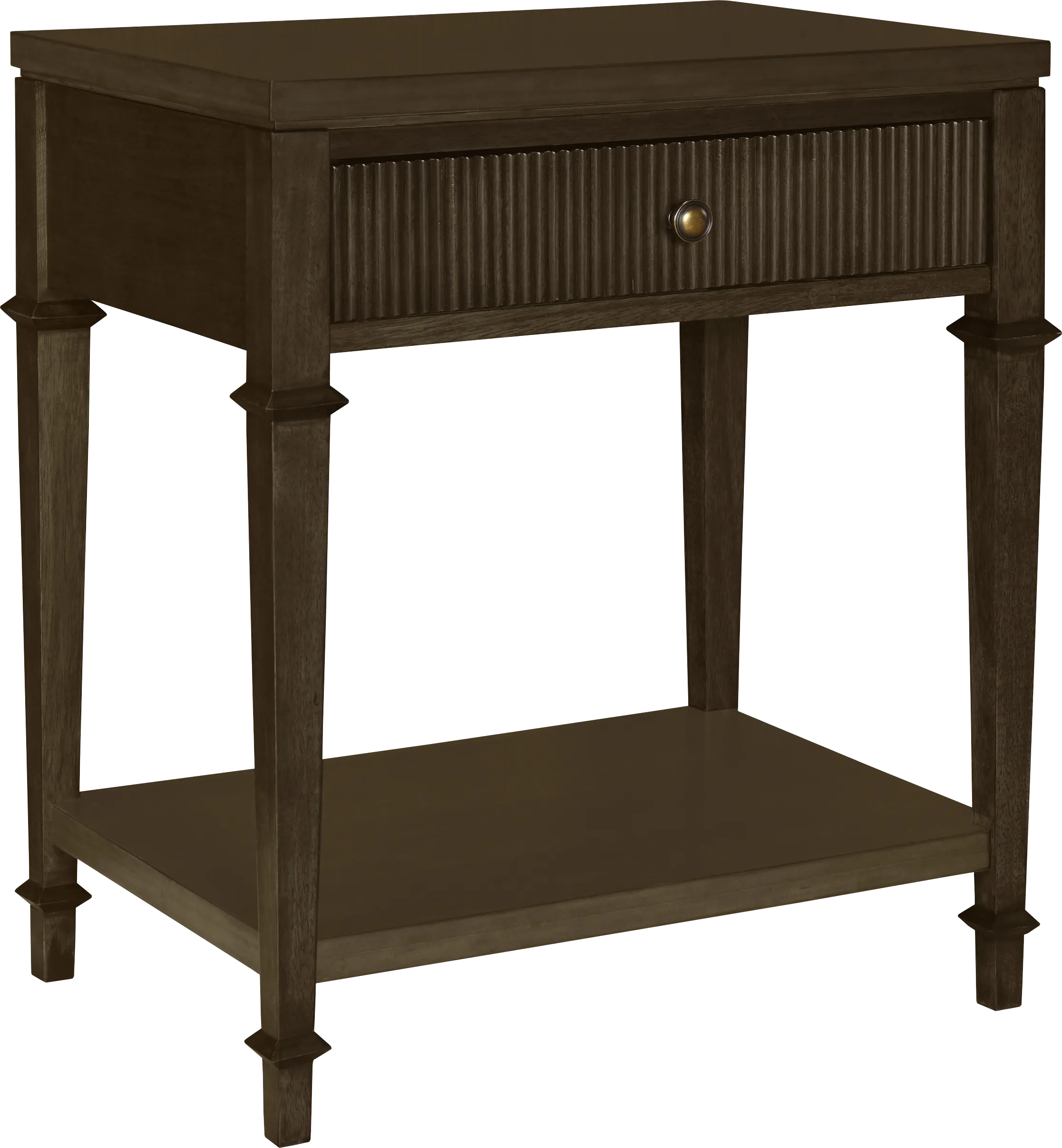 Offermann Brown Nightstand - Thumbnail - Image 1