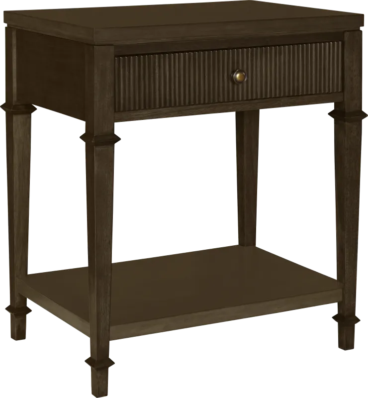 Offermann Brown Nightstand