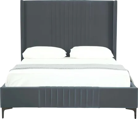 Almendra Gray Queen Bed