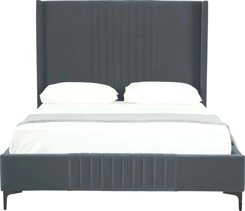 Almendra Gray Queen Bed