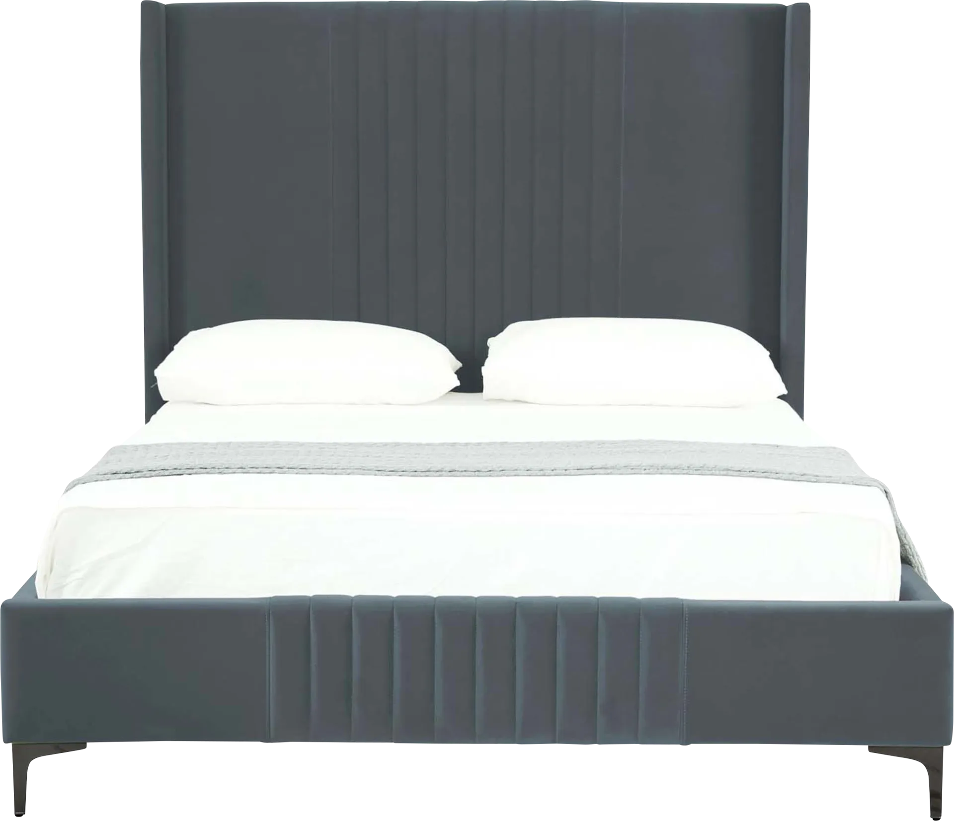 Almendra Gray Queen Bed - Image 1