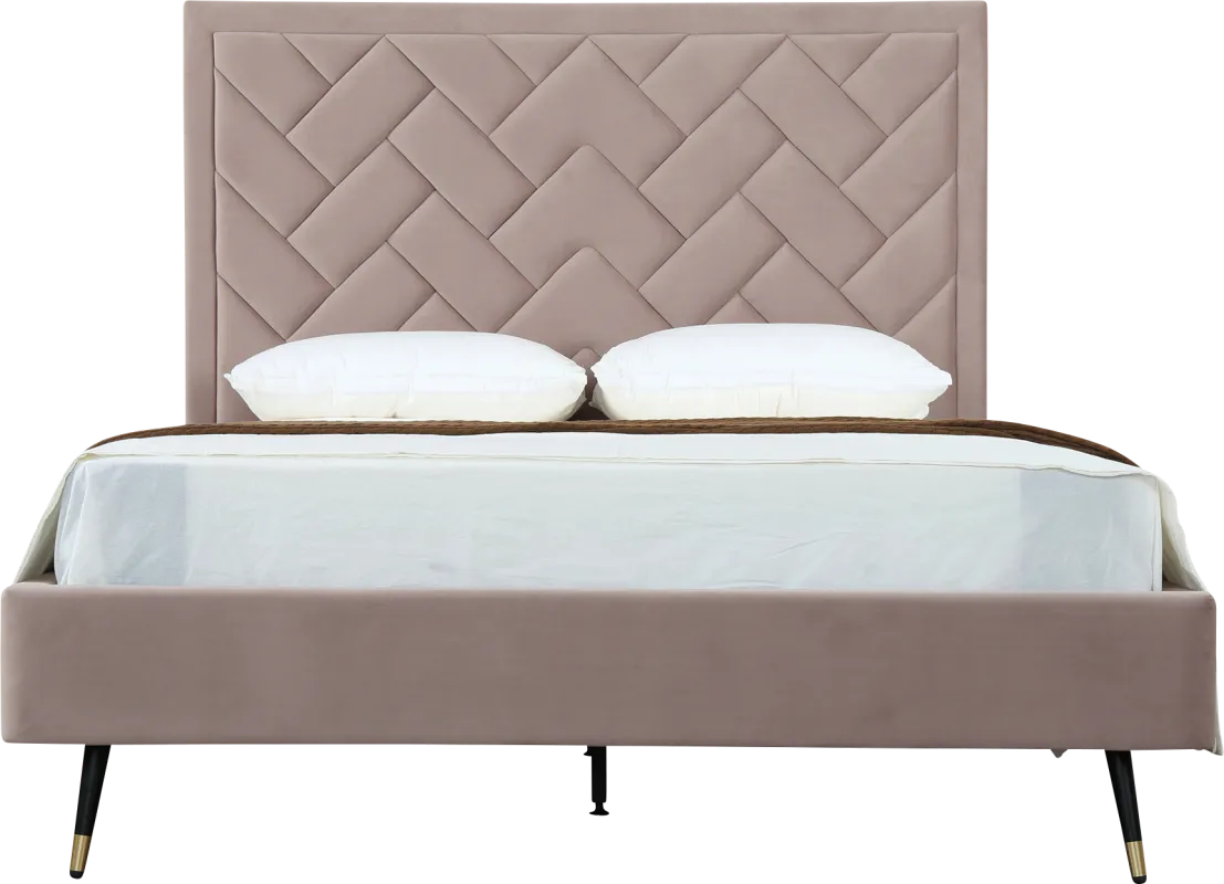 Bevra Blush Queen Bed