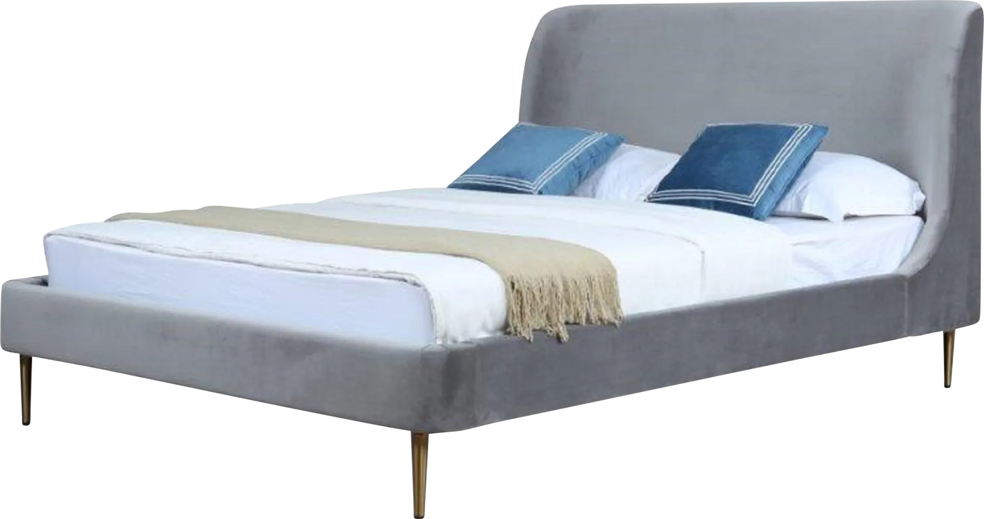 Galerita Gray Queen Bed - Image 1