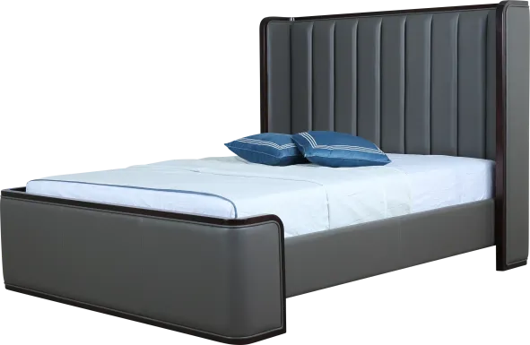 Gazenia Gray Queen Bed