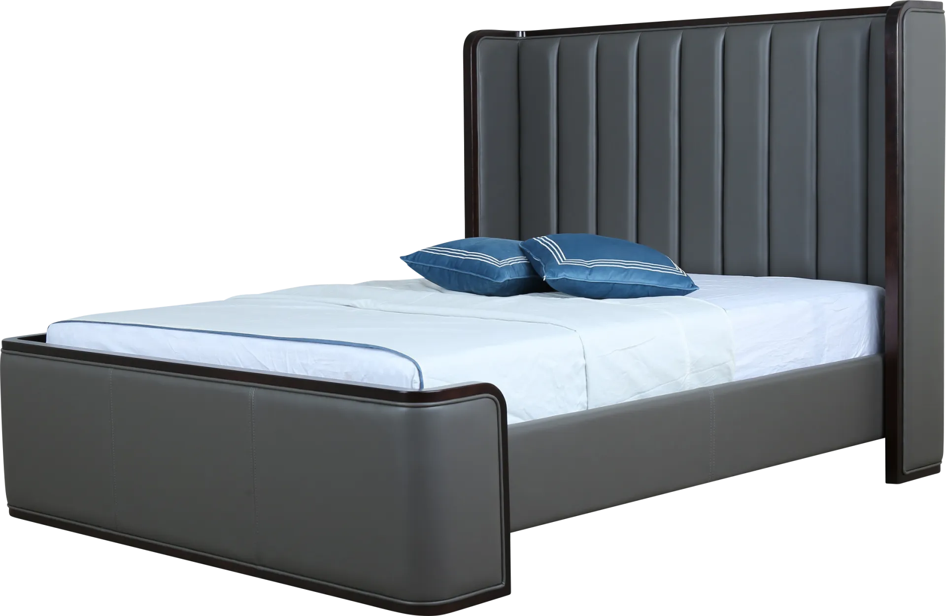 Gazenia Gray Queen Bed - Image 1