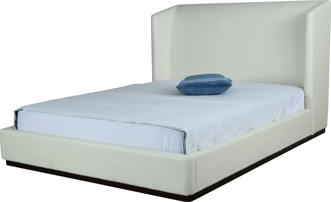 Nyland Cream Queen Bed