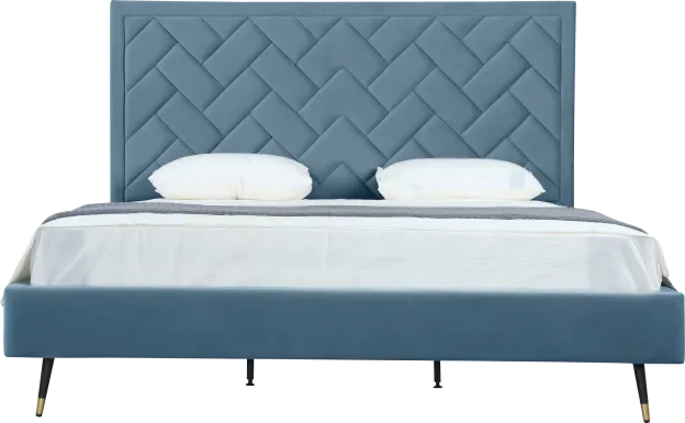 Bevra Blue King Bed
