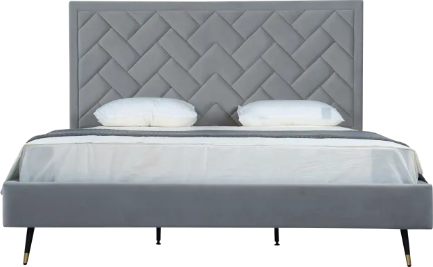 Bevra Gray King Bed