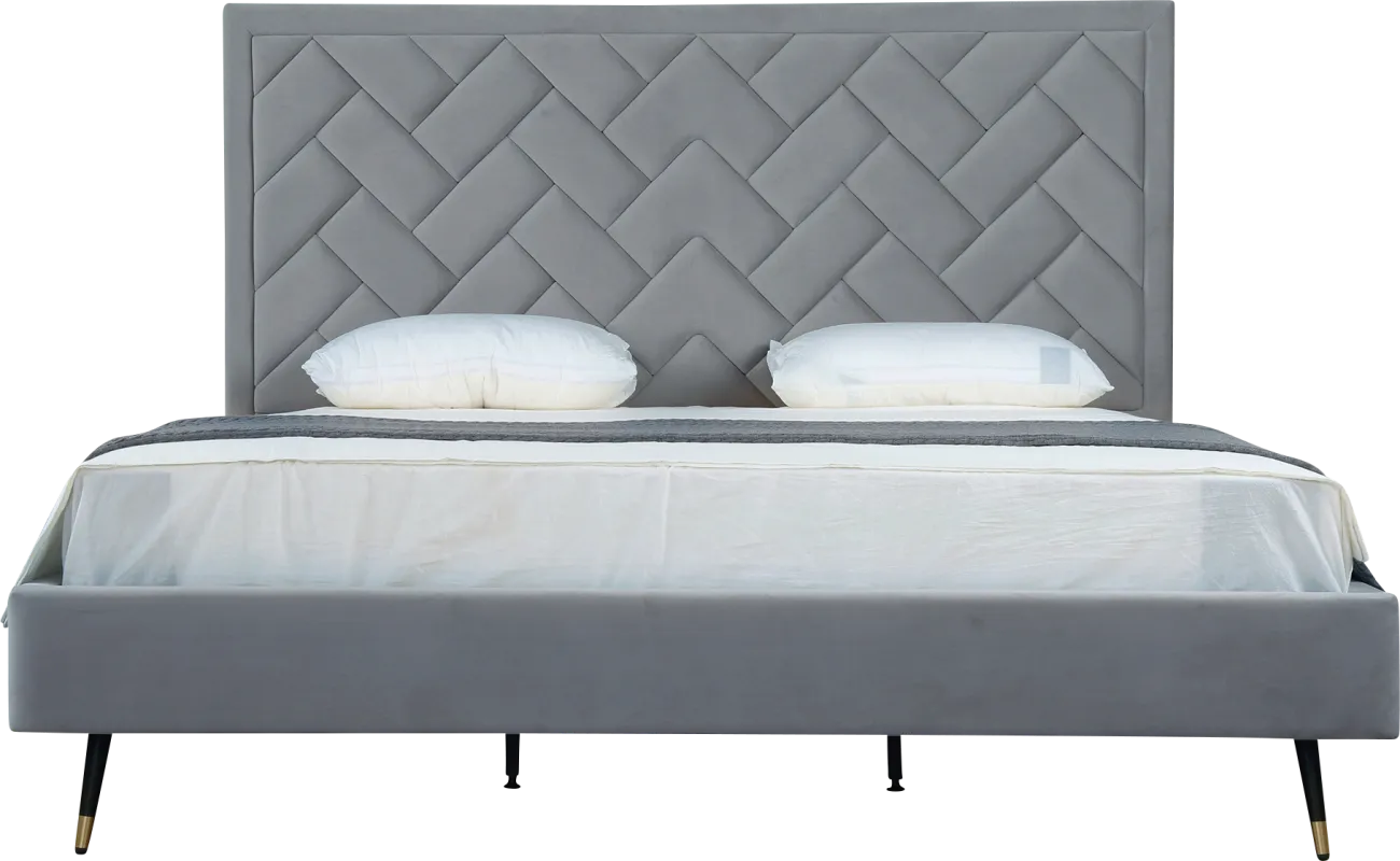 Bevra Gray King Bed