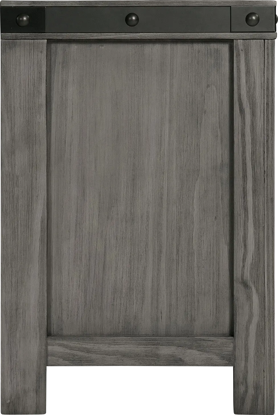 Arcaneman Gray Nightstand
