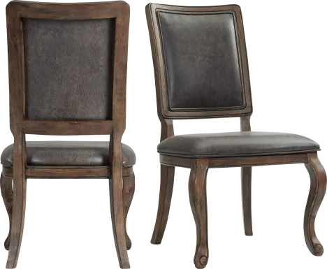 Grottogate Walnut Side Chair, Set of 2