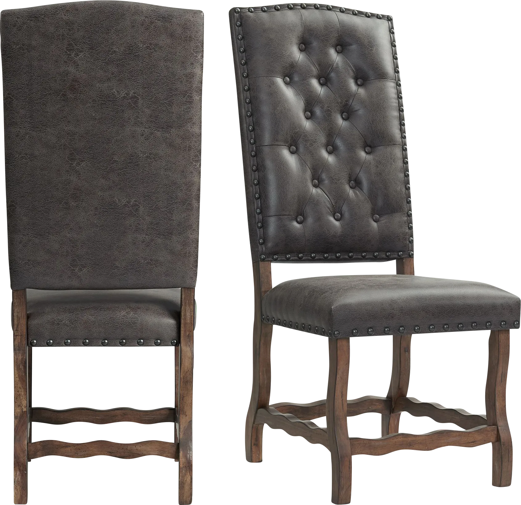 Herbware Walnut Side Chair, Set of 2 - Image 1